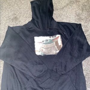 Star Wars The Mandalorian Baby Yoda Sweater sz L